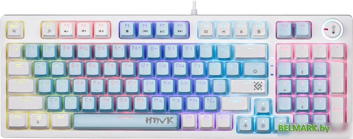 Клавиатура Defender Hawk GK-418 (белый, Outemu Brown) - фото