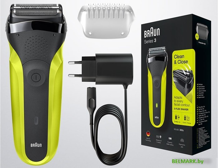 Электробритва Braun Series 3 300s (зеленый) - фото2