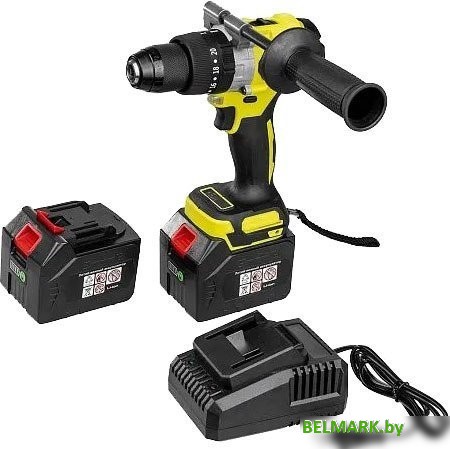 Ударная дрель-шуруповерт Nisus N-LB176S (с 2-мя АКБ) - фото