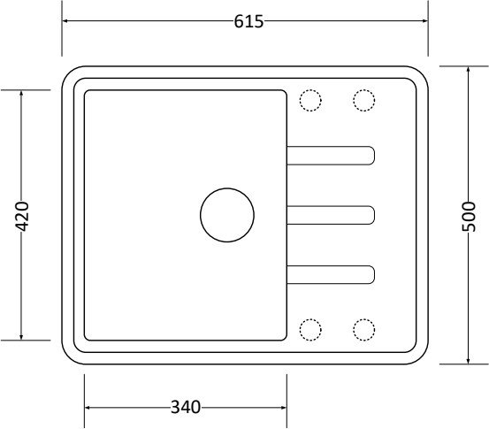 Кухонная мойка ZorG Torino 62 (белый камень) - фото2