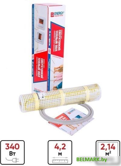 Нагревательный мат Energy ОО-УТ-00629 (340 Вт, 2.14 м.кв.) - фото