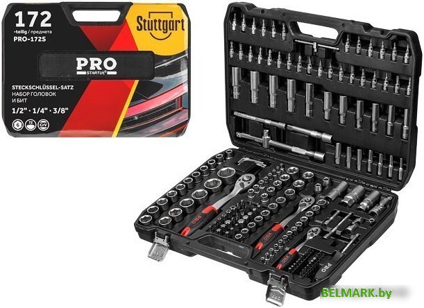 Универсальный набор инструментов PRO Startul Stuttgart PRO-172S (172 предмета) - фото