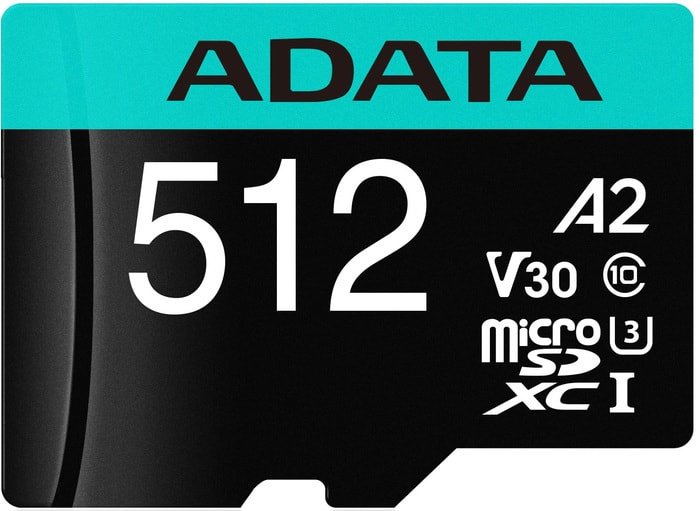 Карта памяти A-Data Premier Pro AUSDX512GUI3V30SA2-RA1 microSDXC 512GB (с адаптером) - фото2