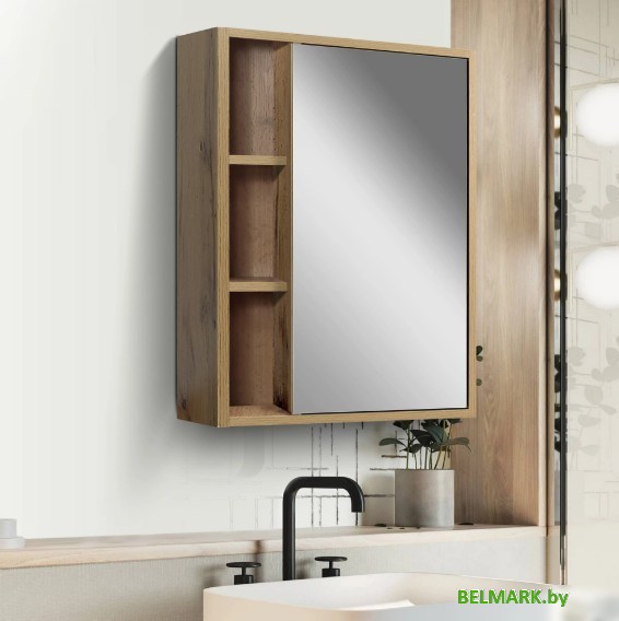 Doratiz Шкаф с зеркалом Лофт 50 2712.115 (ватан) - фото2
