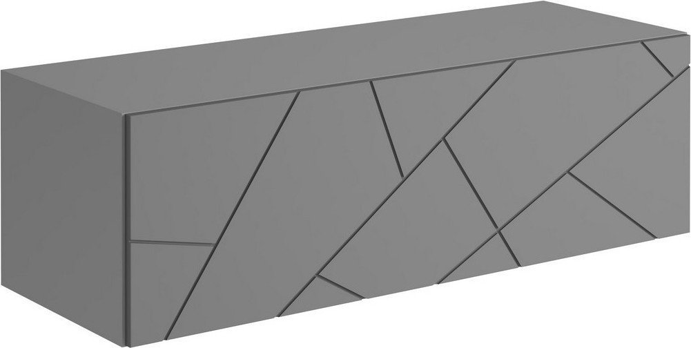 Тумба МК Стиль Гранж ТМ-004 (серый шифер/графит софт) - фото