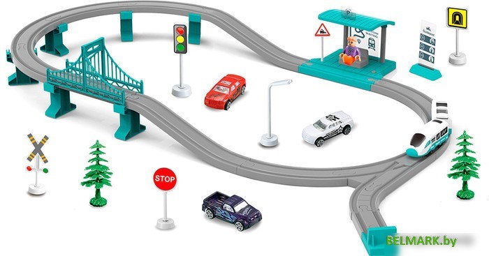 Набор железной дороги Givito Мой город G211-015 - фото