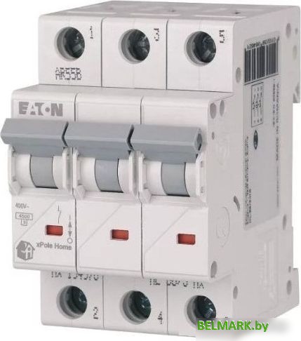 Выключатель автоматический Eaton HL-C63/3 3P 63A C 4.5kA 3M 194797 - фото