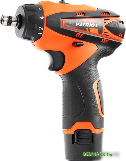 Дрель-шуруповерт Patriot BR 115Li 180201115 (с 2-мя АКБ, кейс) - фото2