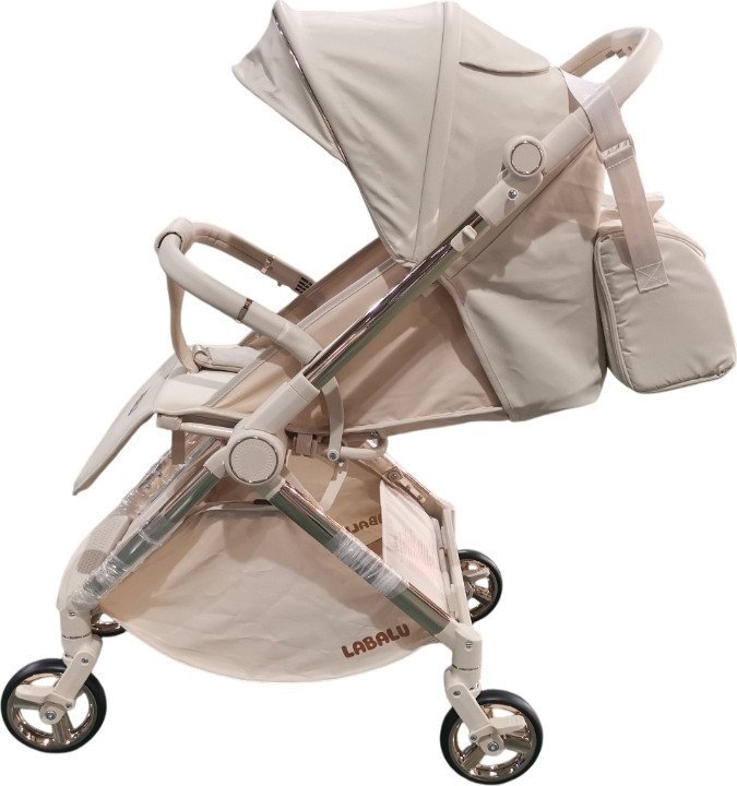 Коляска прогулочная «книга» Labalu Dream D9 (бежевый) - фото2