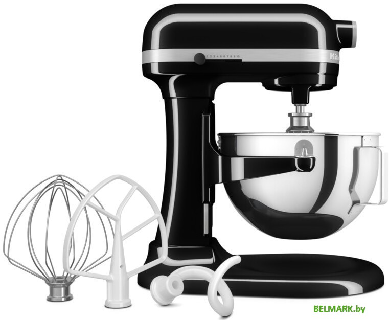 Планетарный миксер KitchenAid Heavy Duty 5KSM55SXXEOB - фото
