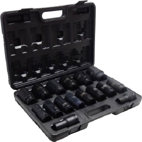 Набор торцевых головок FORSAGE F-6162-5MPB (16 предметов) - фото