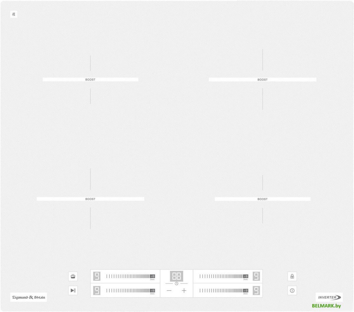 Варочная панель Zigmund & Shtain CI 23.6 W - фото