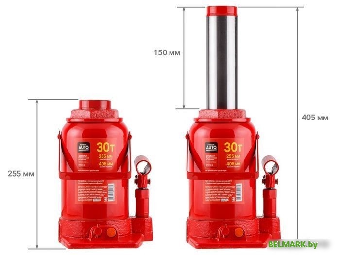 Бутылочный домкрат Startul Auto ST8018-30 30т - фото2