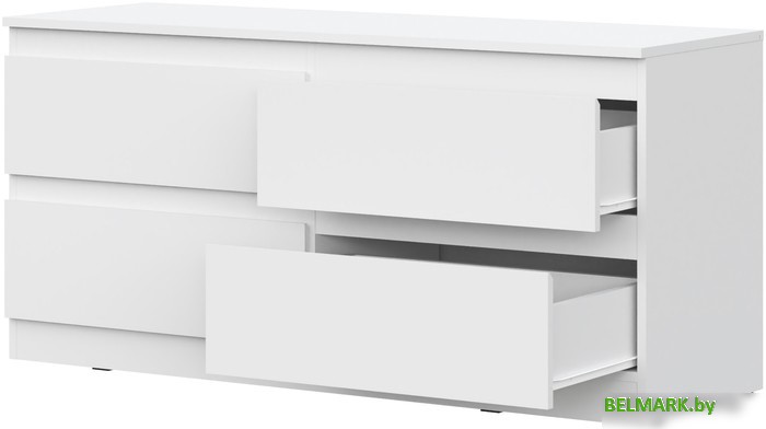 Комод НК-Мебель Stern ТВ-4Я 127 72677769 (белый) - фото2