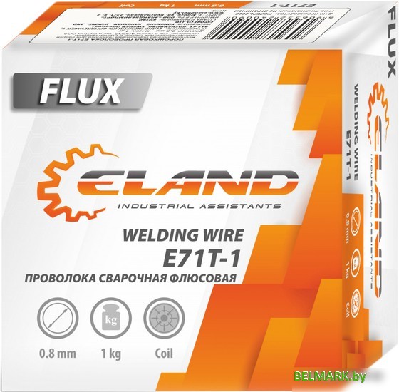 Сварочная проволока ELAND FLUX E71T-1 (0.8 мм, 1 кг) - фото
