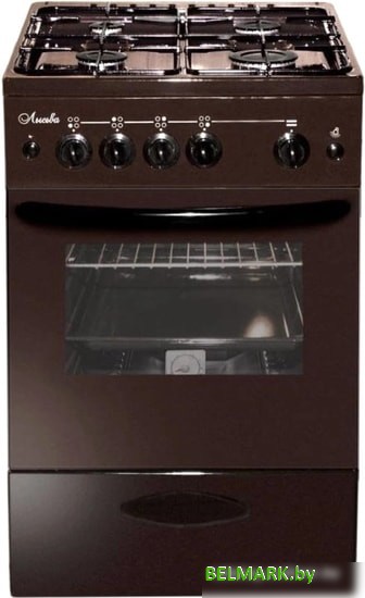 Кухонная плита Лысьва ЭГ 401 МС-2у (без крышки, решетка чугун, коричневый) - фото