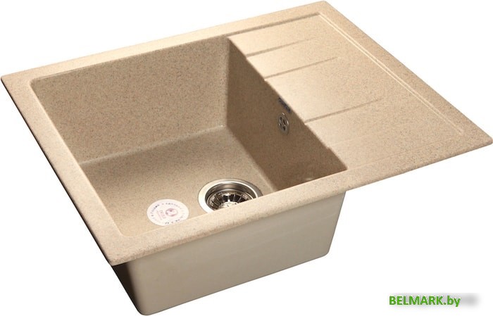 Кухонная мойка GranFest GF-Q650L (песочный) - фото