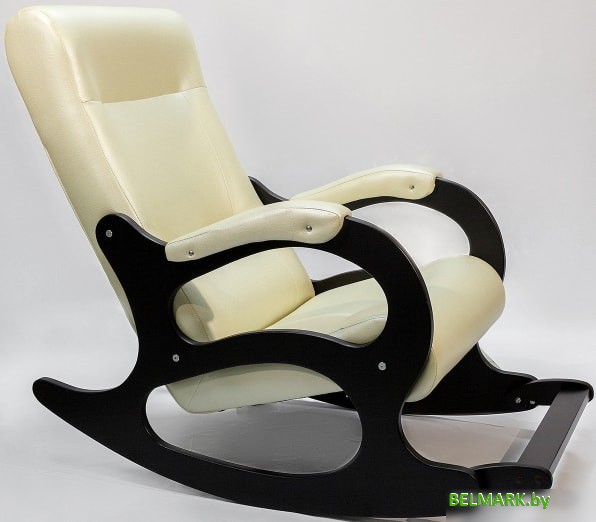 Кресло-качалка Бастион 2 с подножкой (bone) - фото2