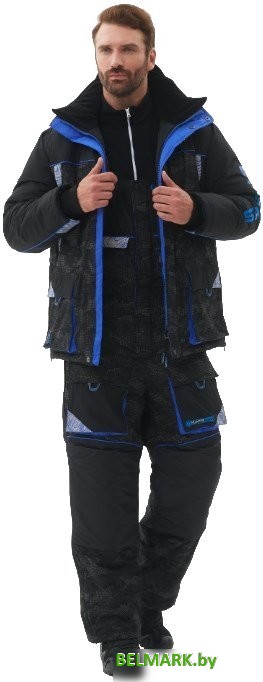 Одежда для охоты, рыбалки Huntsman Elbrus Reflect -45°C (р.44-46/182-188, черный) - фото