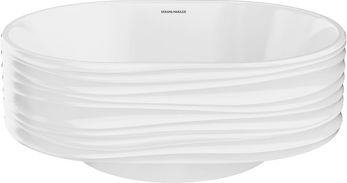 Умывальник Kerama Marazzi Artbasin Sabbia 53х38 SA.wb.50\WHT - фото