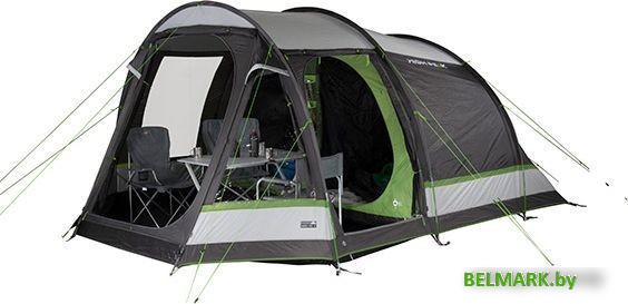 Кемпинговая палатка High Peak Meran 4.0 (светло-серый/темно-серый/зеленый) - фото2