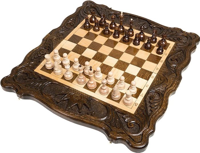 Шахматы/шашки/нарды Haleyan Корона kh119 - фото