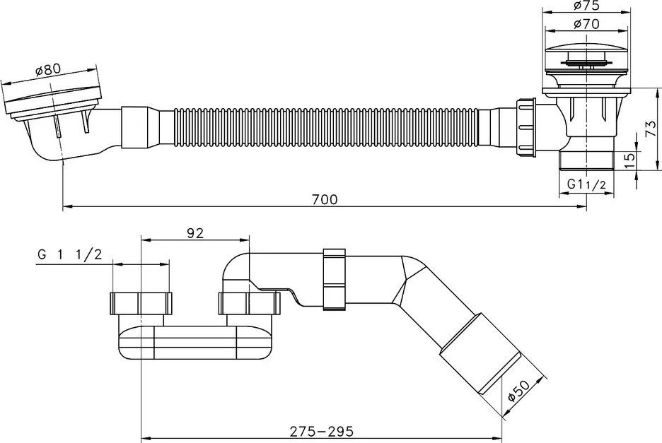 Сифон Raglo R600.31.09 - фото2