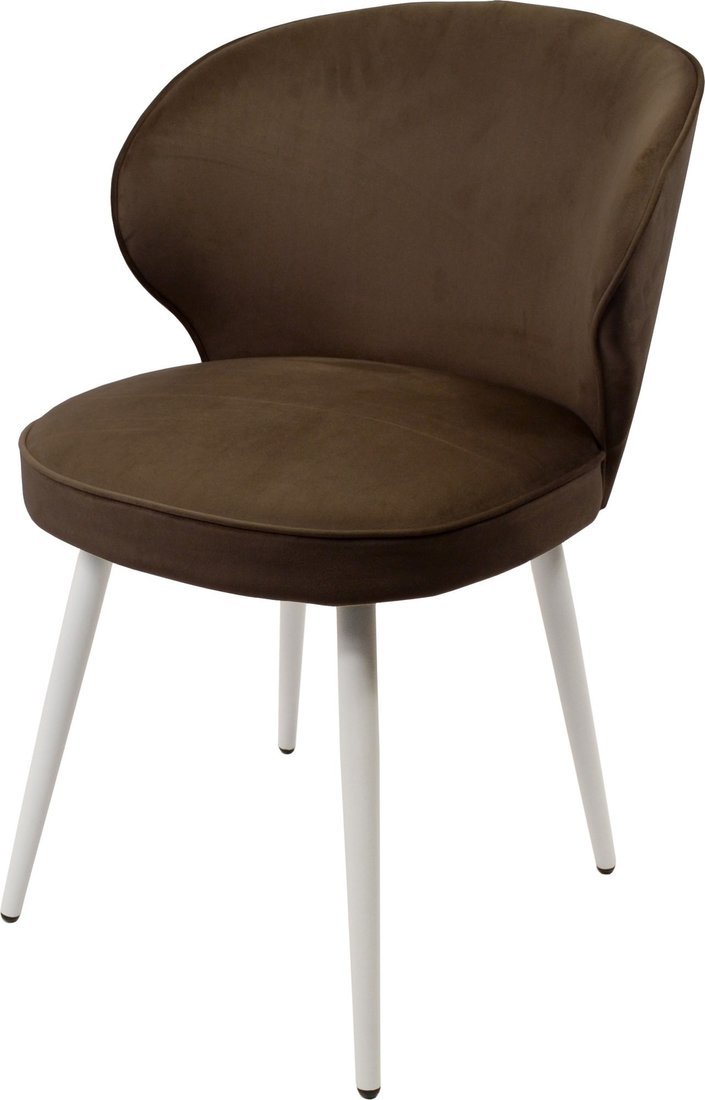 Мирабелла Осло Велюр (кофейный/белый) - фото