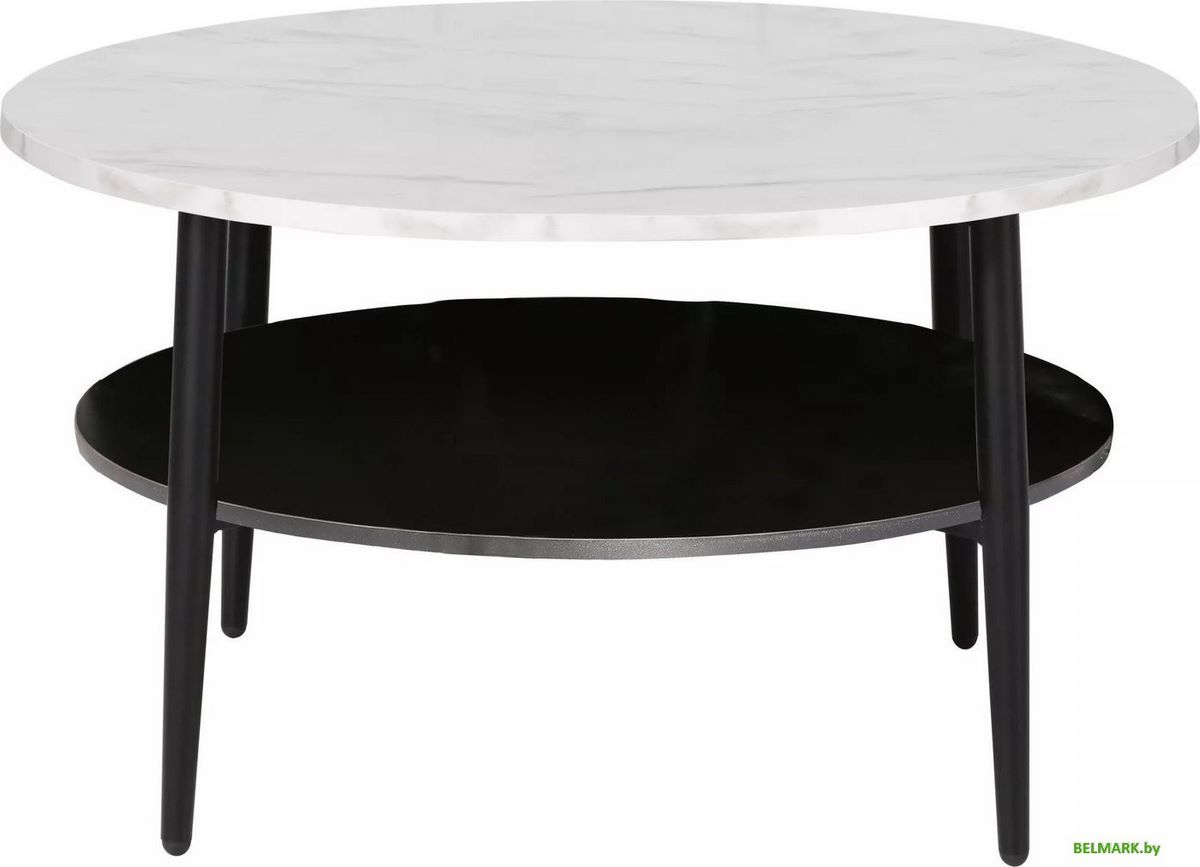 Журнальный столик Signal Ella A (мрамора/черный) - фото2