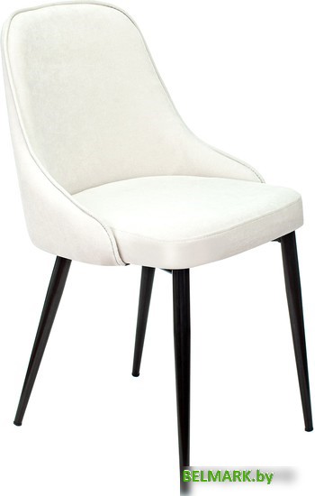 Стул Бюрократ KF-5 (молочный Velvet 20/черный) - фото