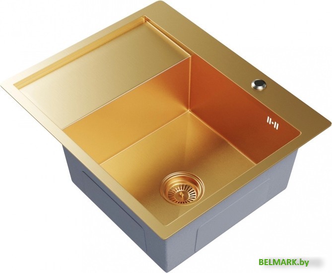 Кухонная мойка Mixline Pro 552927 (золото, с сифоном) - фото2