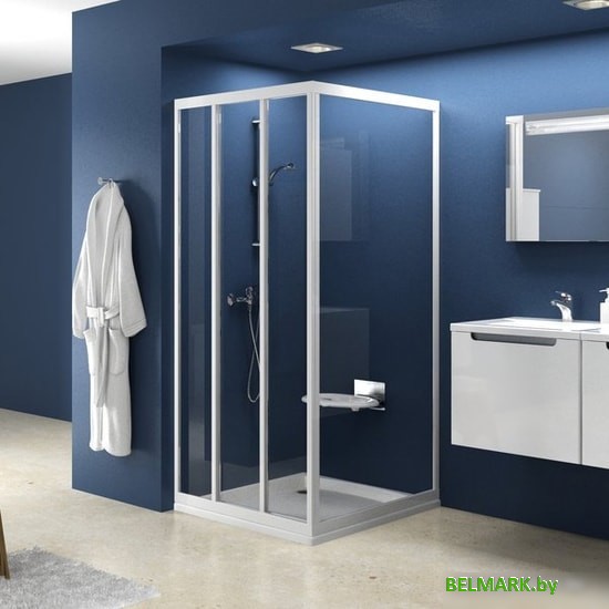 Душевая стенка Ravak Supernova PSS 90 (белый/прозрачное) - фото