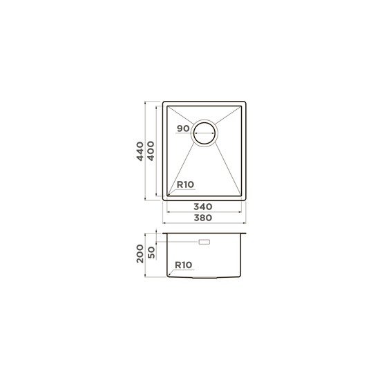 Кухонная мойка Omoikiri Taki 38-U/IF GB (графит) - фото2