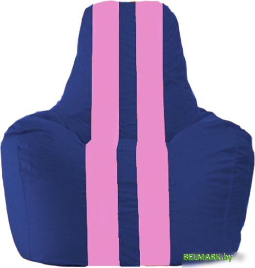 Кресло-мешок Flagman Спортинг С1.1-120 (синий/розовый) - фото