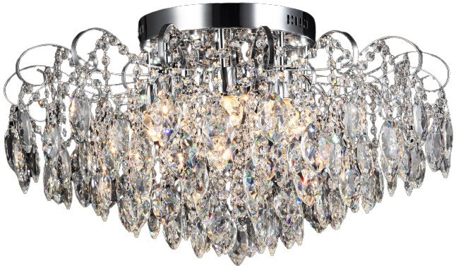 Люстра средней высоты Mirastyle SX-N-3252/8+8 CR - фото