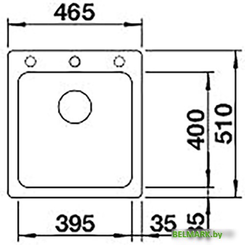 Кухонная мойка Blanco Naya 45 526576 (серый беж) - фото2