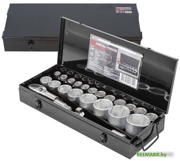 Набор трещотка с головками ForceKraft FK-68263-5 (26 предметов) - фото2