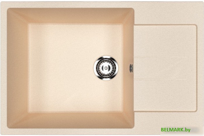 Кухонная мойка Ulgran U-602 (328 бежевый) - фото