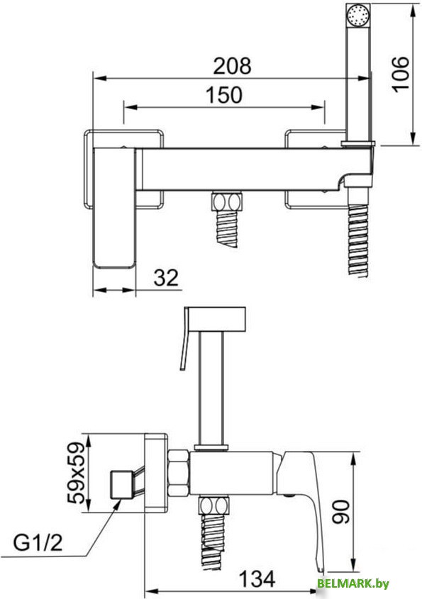 Гигиенический душ Raglo R01.51 - фото2