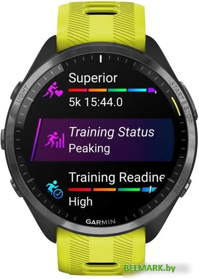 Умные часы Garmin Forerunner 965 (черный/желтый) - фото2