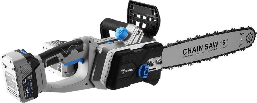 Аккумуляторная пила Deko DKCHS 40 PRO 083-2002 (с 2-мя АКБ) - фото2