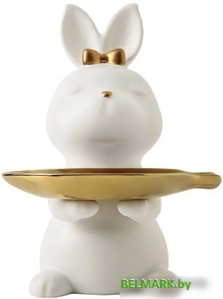 Статуэтка Merry Bear Home Decor Белый Кролик 30001508 - фото
