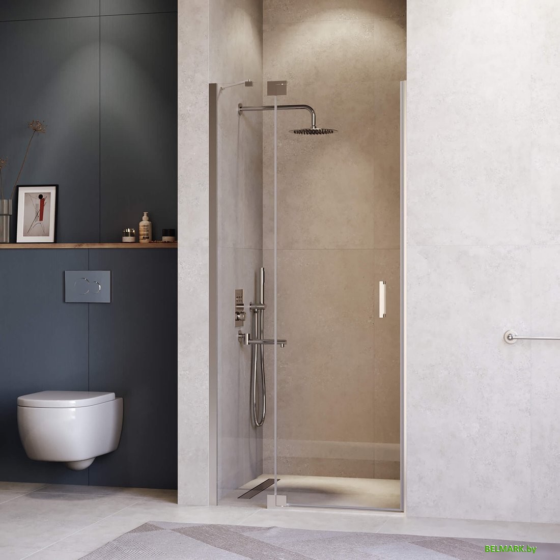 Душевая дверь RGW HO-014 350601409-11 (хром/прозрачное стекло) - фото2