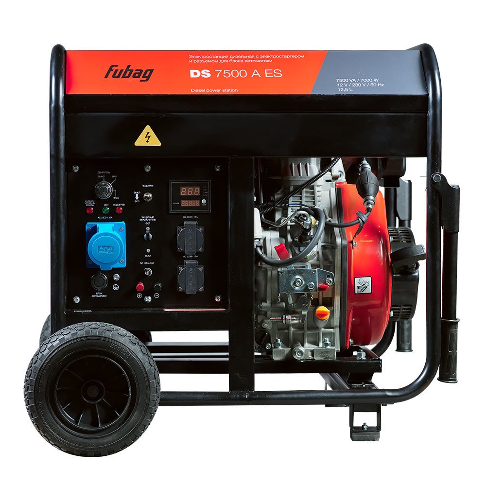 Дизельный генератор Fubag DS 7500 A ES - фото2