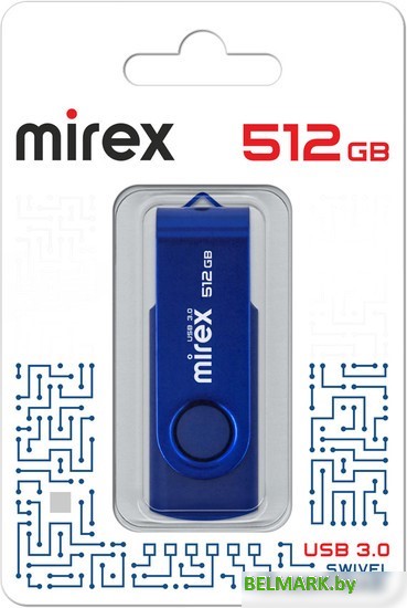 USB Flash Mirex Color Blade Swivel 3.0 512GB 13600-FM3BS512 - фото