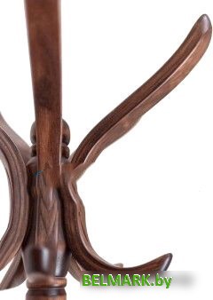 Вешалка для одежды Мебелик В 12Н (темно-коричневый) - фото2