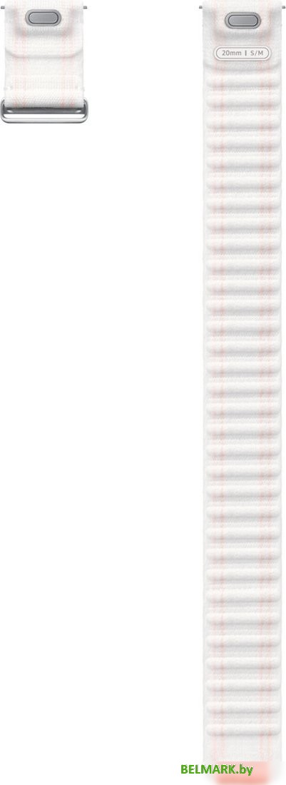 Ремешок Samsung Fabric для Samsung Galaxy Watch7 (S/M, бело-розовый) - фото2