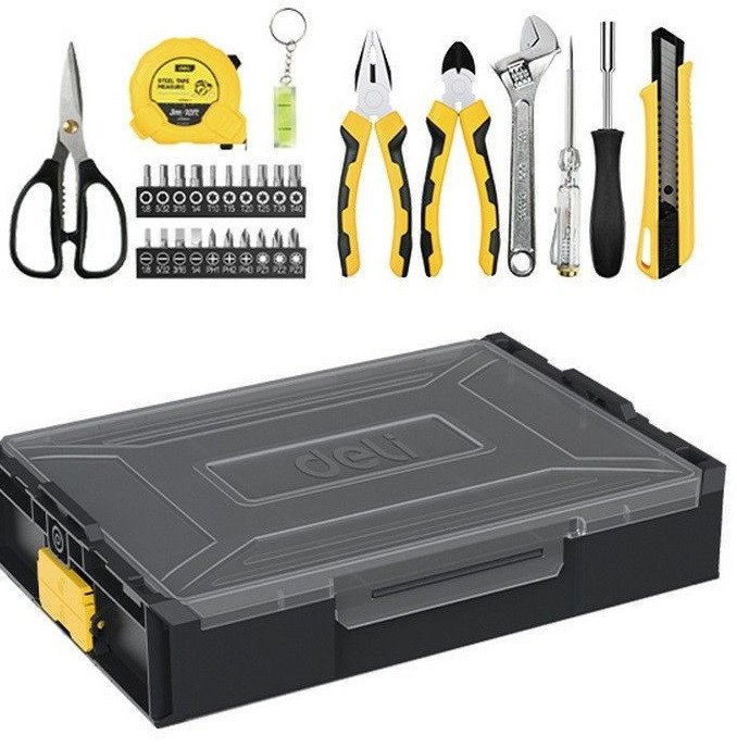 Набор домашнего мастера Deli DL1229 (29 предметов) - фото