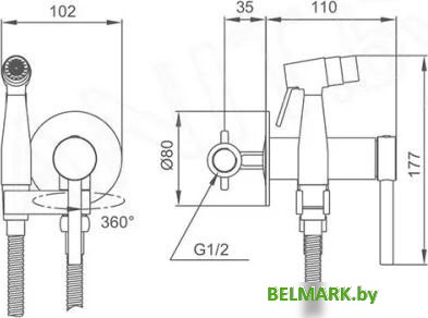 Смеситель Gappo G7206-6 - фото2