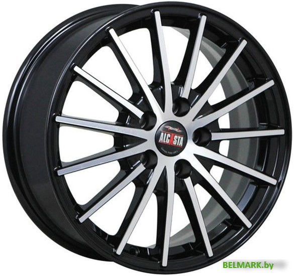 Литые диски Alcasta M60 16x6.5" 5x114.3мм DIA 67.1мм ET 43мм BKF - фото